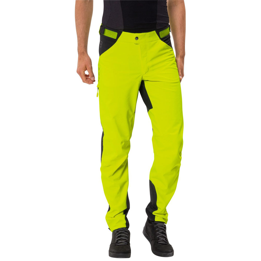 VAUDE Men's Qimsa Softshell Pants II - Neon Yellow