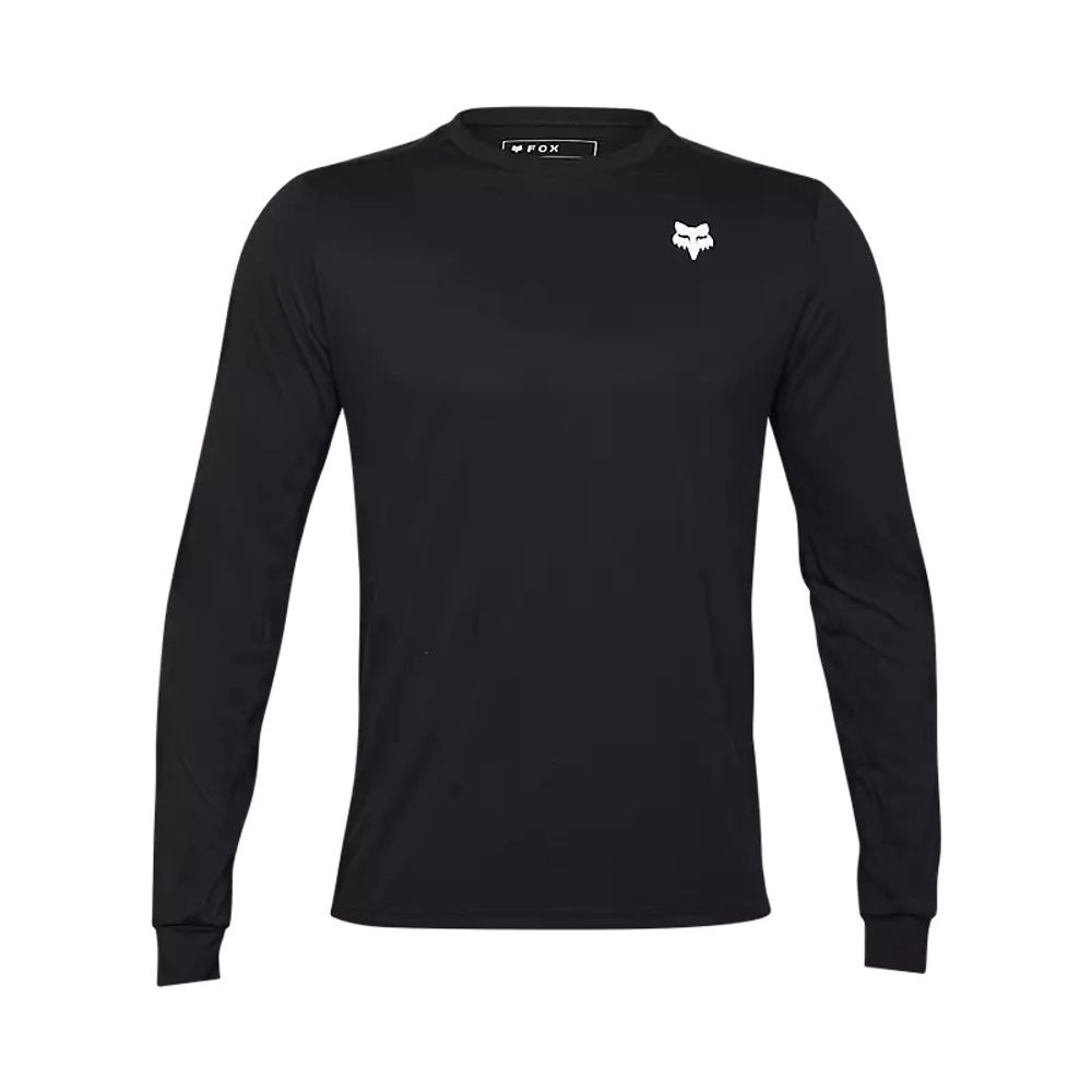 FOX Ranger DR MD Long Sleeve Jersey - Black - Frontansicht