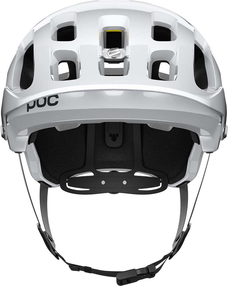 POC Tectal Race MIPS - Hydrogen White/Uranium Black, Vorderseite