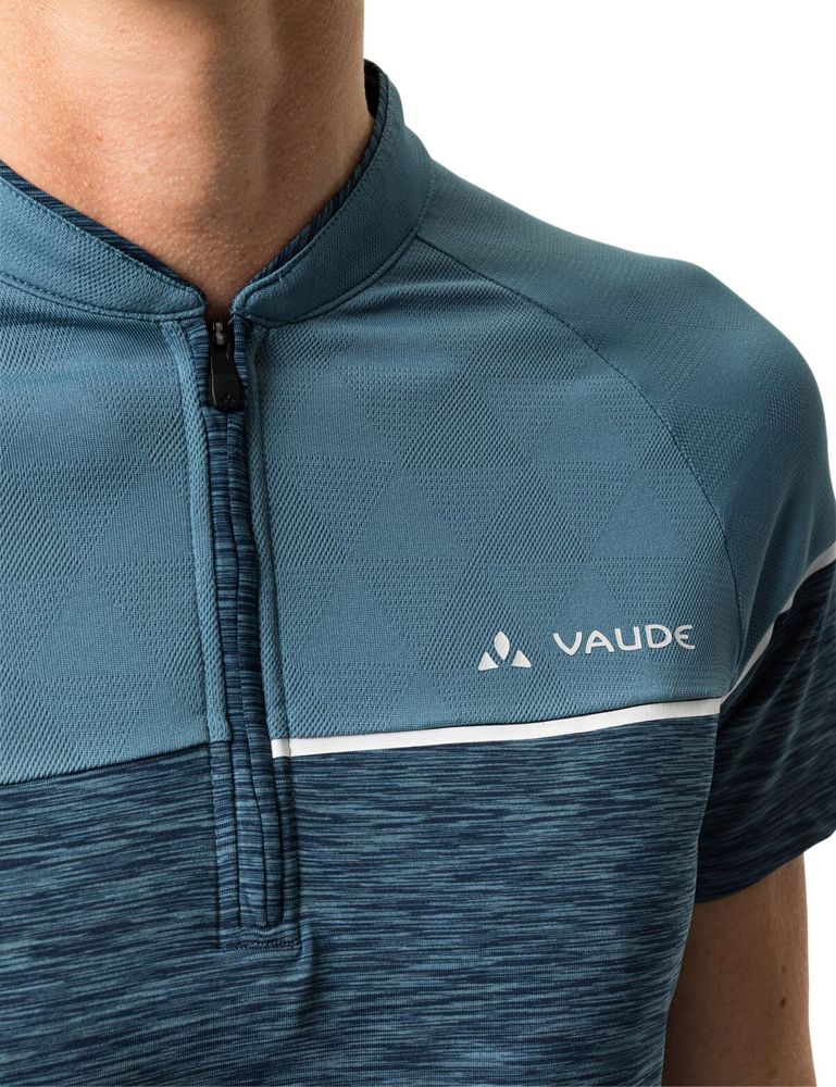 VAUDE Women's Altissimo Shirt in blue gray, Detail vorne