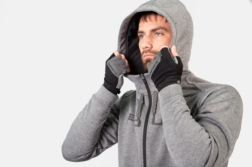 Endura, Hummvee Hoodie - Grau, Vorderansicht