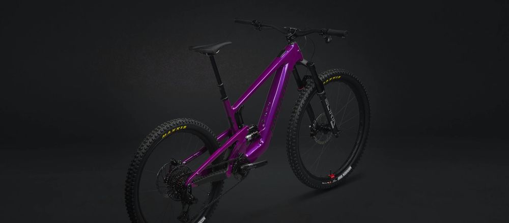 Santa Cruz Heckler SL 1 CC 2024, Gloss Magenta, Rückansicht