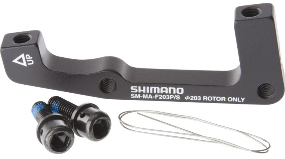 Shimano Scheibenbrems-Adapter von PM-Bremssattel auf IS-Gabel/-Rahmen