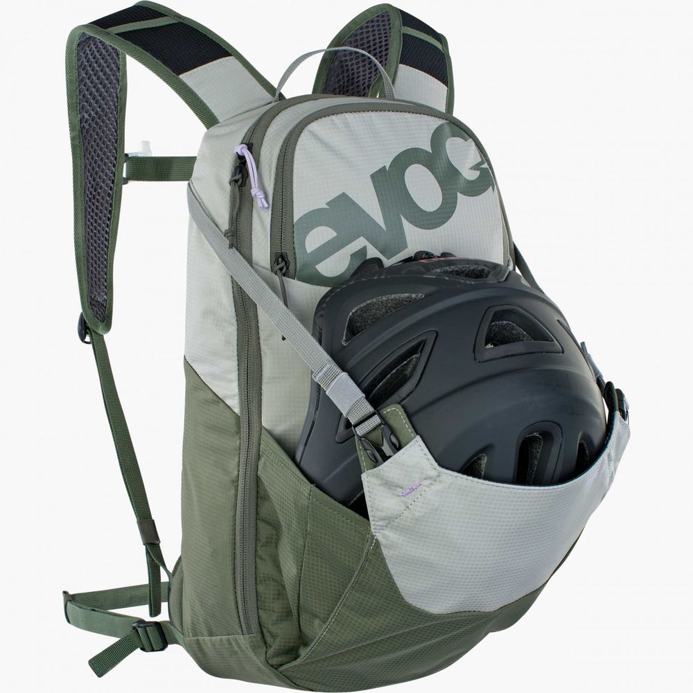 evoc ride 8l Rucksack - Stone-Dark Olive