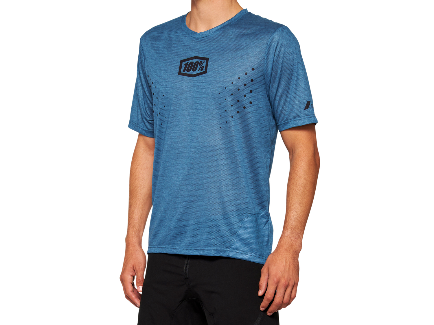 100% Airmatic Mesh Short Sleeve Jersey - slate blue