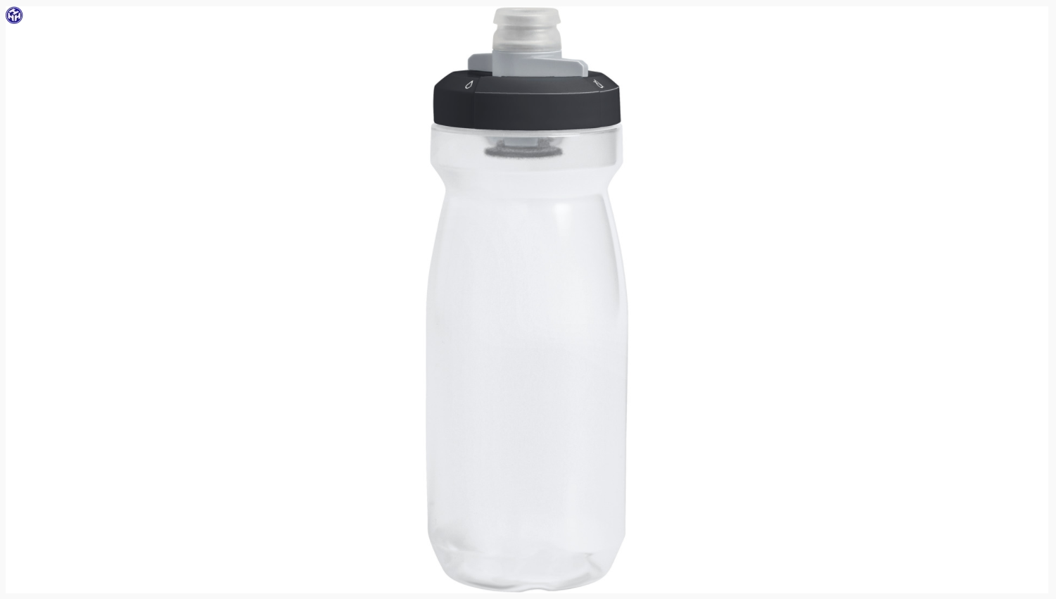 Camelbak Trinkflasche "Podium" clear/black