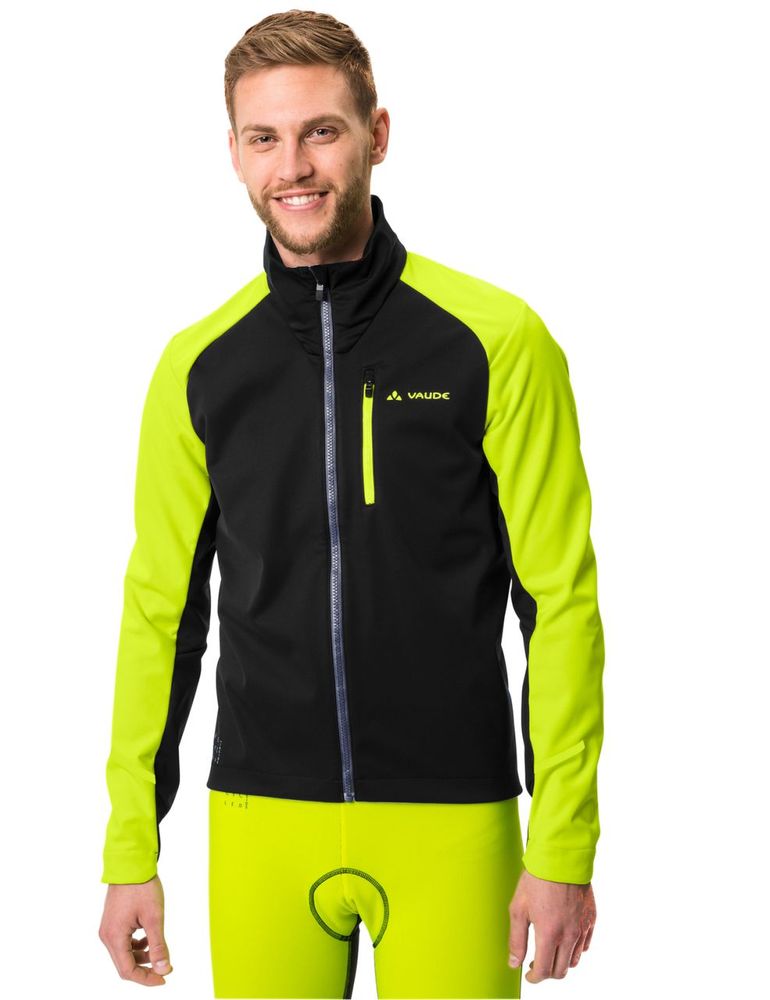 Vaude Men's Posta Softshell Jacket VI in neon yellow Vorderseite