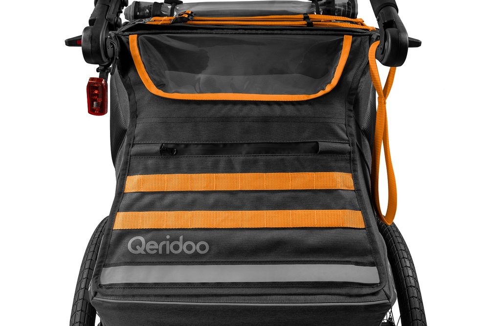 Qeridoo Kidgoo 1 FIDLOCK Edition - Orange, Hinten