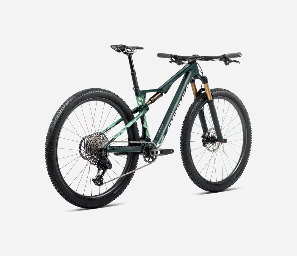 Orbea Oiz M-Team AXS 2025 - Oft Forest Green-Green Mint (Gloss)