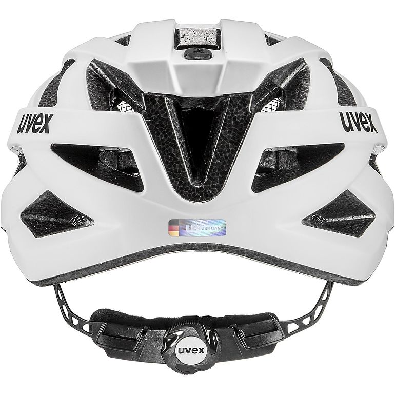 uvex i-vo cc Helm, white matt, Rückansicht