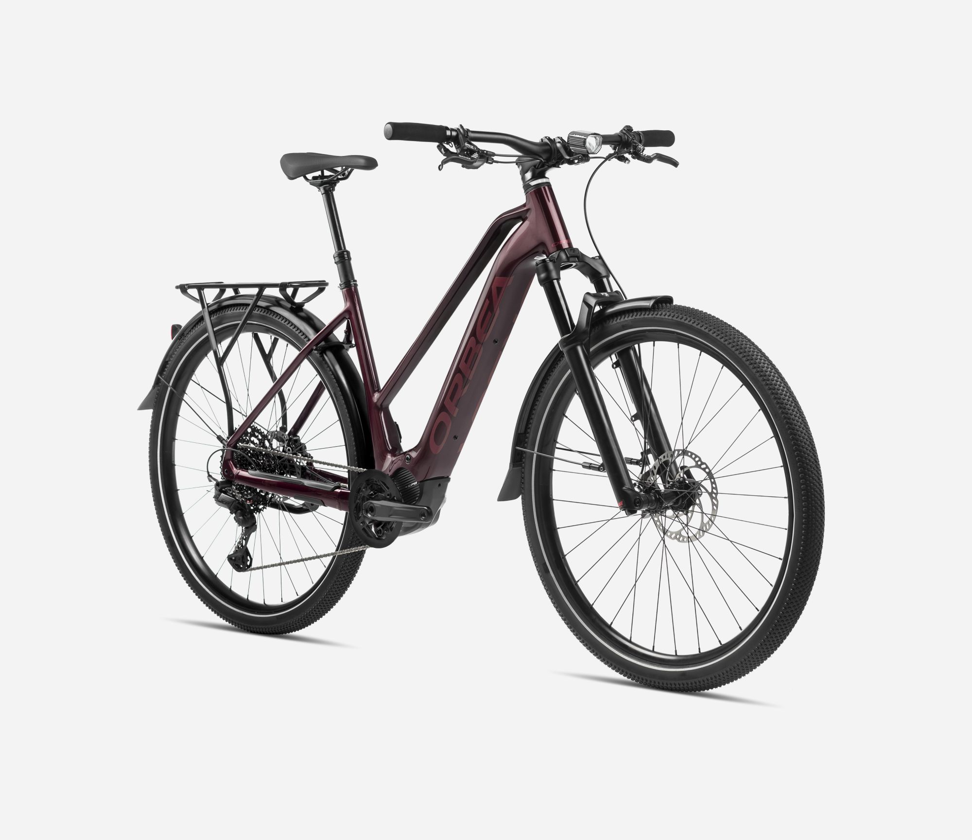 Orbea Kemen MID 30 2024, Metallic Burgundy Red (Gloss-Matt), Vorderansicht