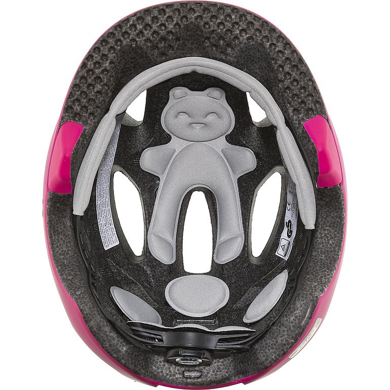 uvex oyo Kinderfahrradhelm, berry - purple mat, Innenansicht