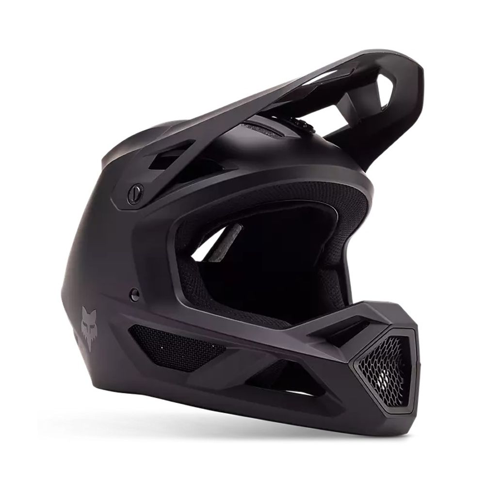 FOX Rampage MTB-Helm - Matt Schwarz - Seitenansicht