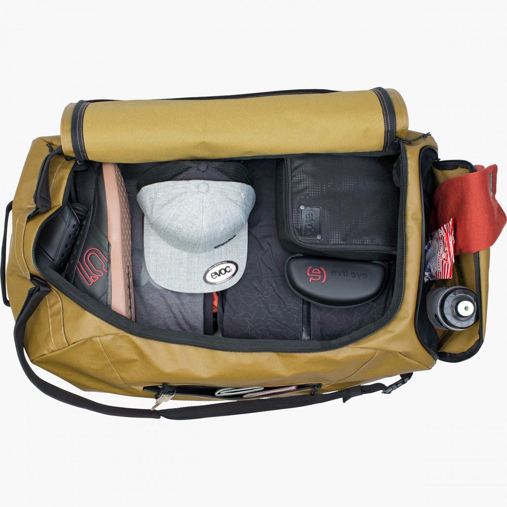 EVOC DUFFLE BAG 100 2022 - curry/black