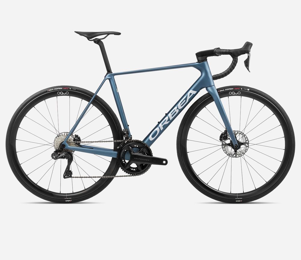 Orbea Orca M20iTeam 2024, Slate Blue-Halo Silver (Matt), Seitenansicht rechts