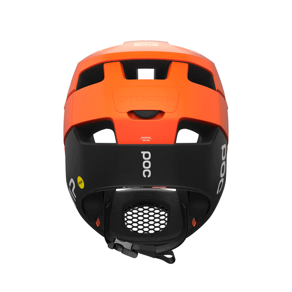 POC Otocon Race MIPS Helm - 2.Wahl, Fluorescent Orange AVIP/Uranium Black Matt