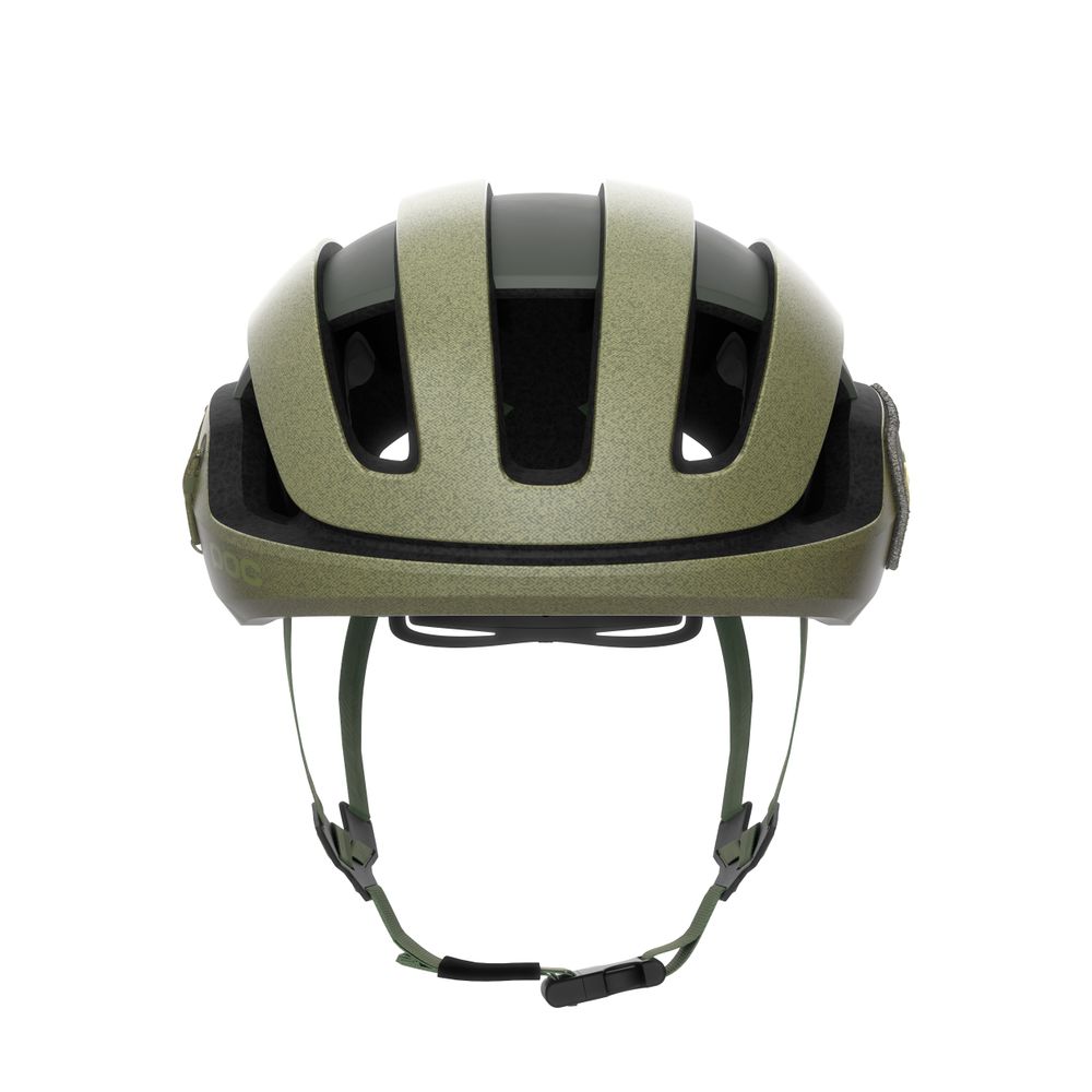 POC Omne Ultra MIPS Fahrradhelm, epidote green matt, Frontansicht