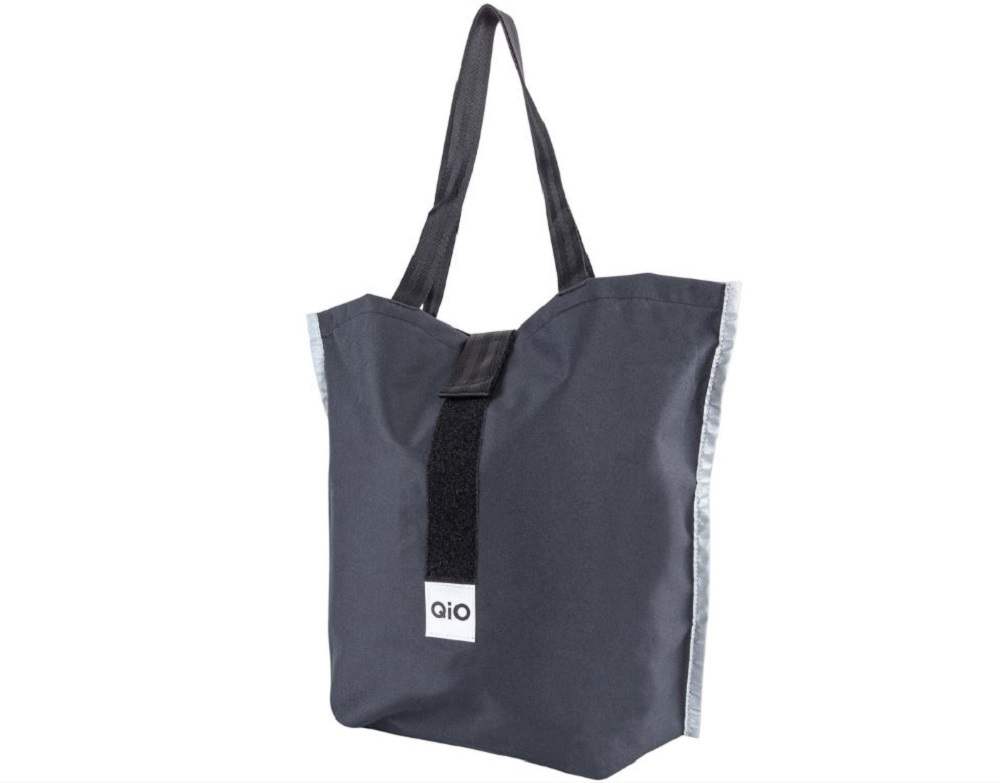 QiO Front-Shoppingtasche "LISA" schwarz