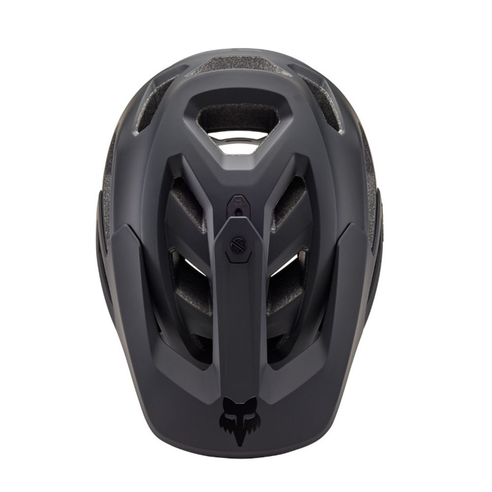 FOX Dropframe Pro Runn, CE Helm, black camo, Draufsicht