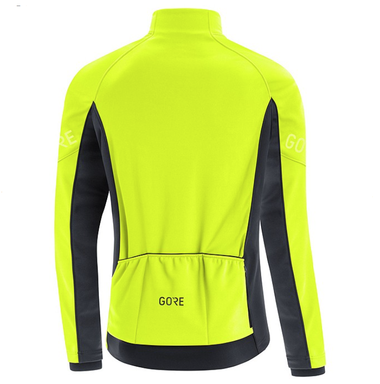 GORE® WEAR C3 GTX I Thermo Jacke, neon yellow/black, Rückansicht