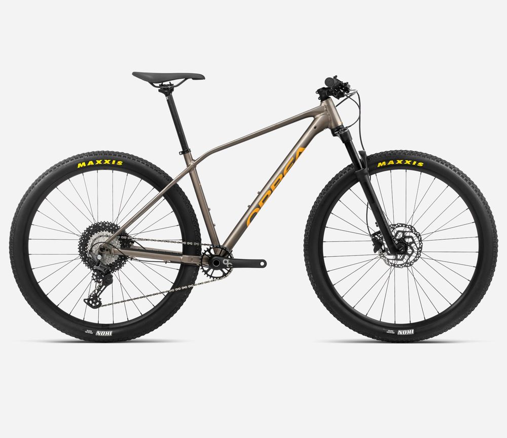 Orbea Alma H30 MTB 2024 - Taupe Brown (Matt) - Mango (Gloss)