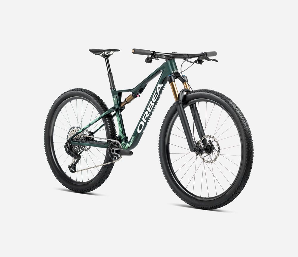 Orbea Oiz M-Team AXS 2025 - Oft Forest Green-Green Mint (Gloss)