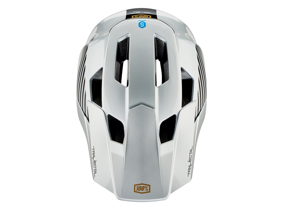 100% Trajecta helmet w/Fidlock, ranelagh silver