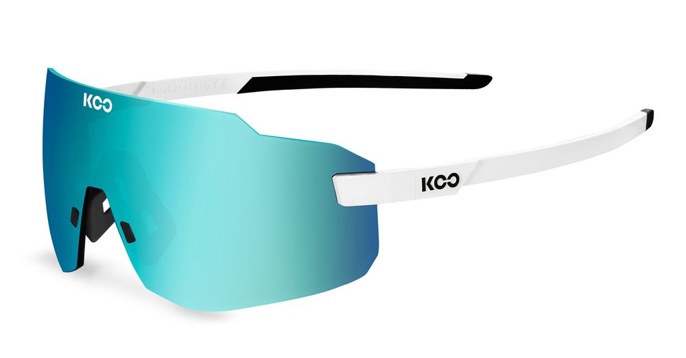 KOO SUPERNOVA Sonnenbrille - White Turquoise - Seitenansicht