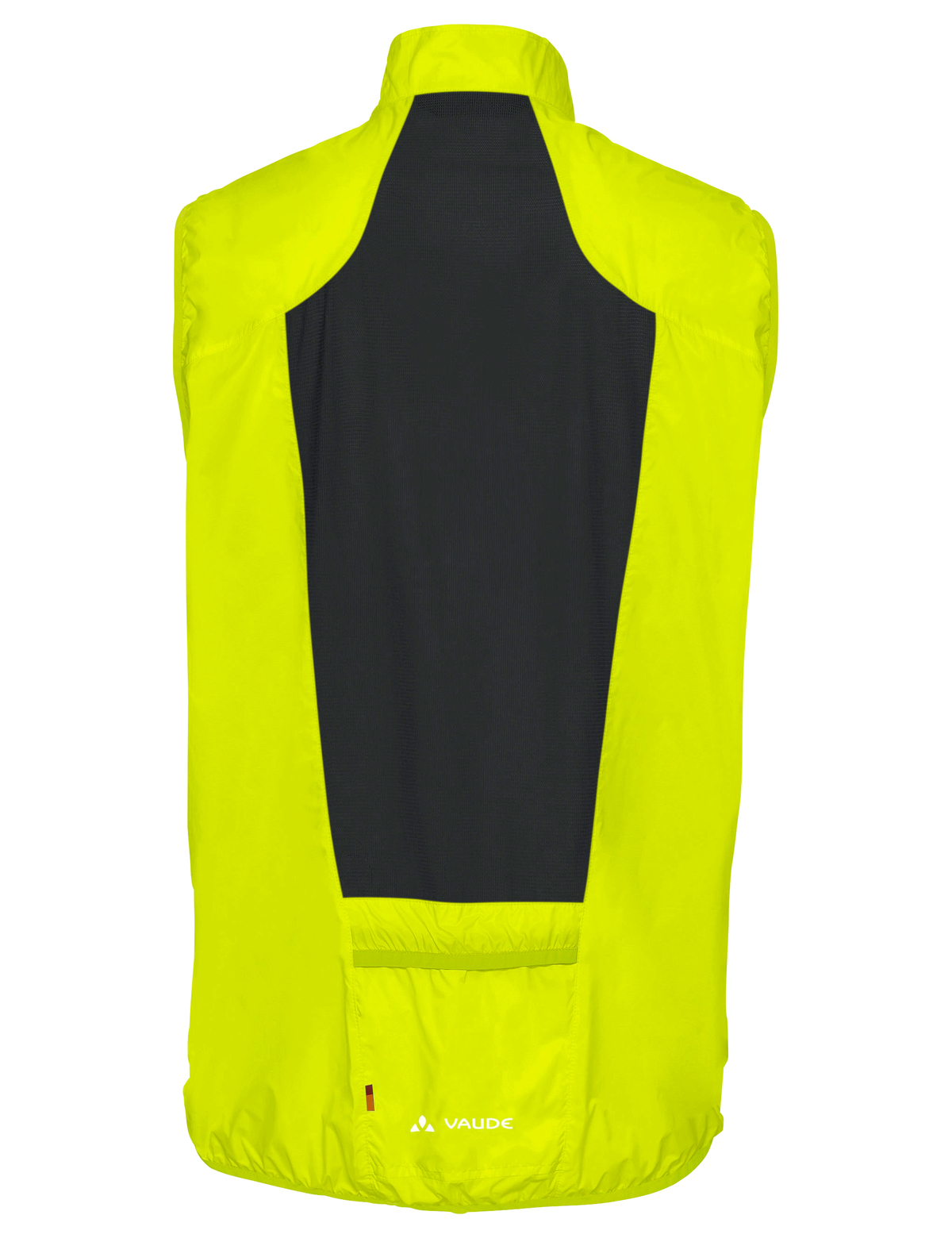 VAUDE Men's Air Vest III Windweste in bright green hinten