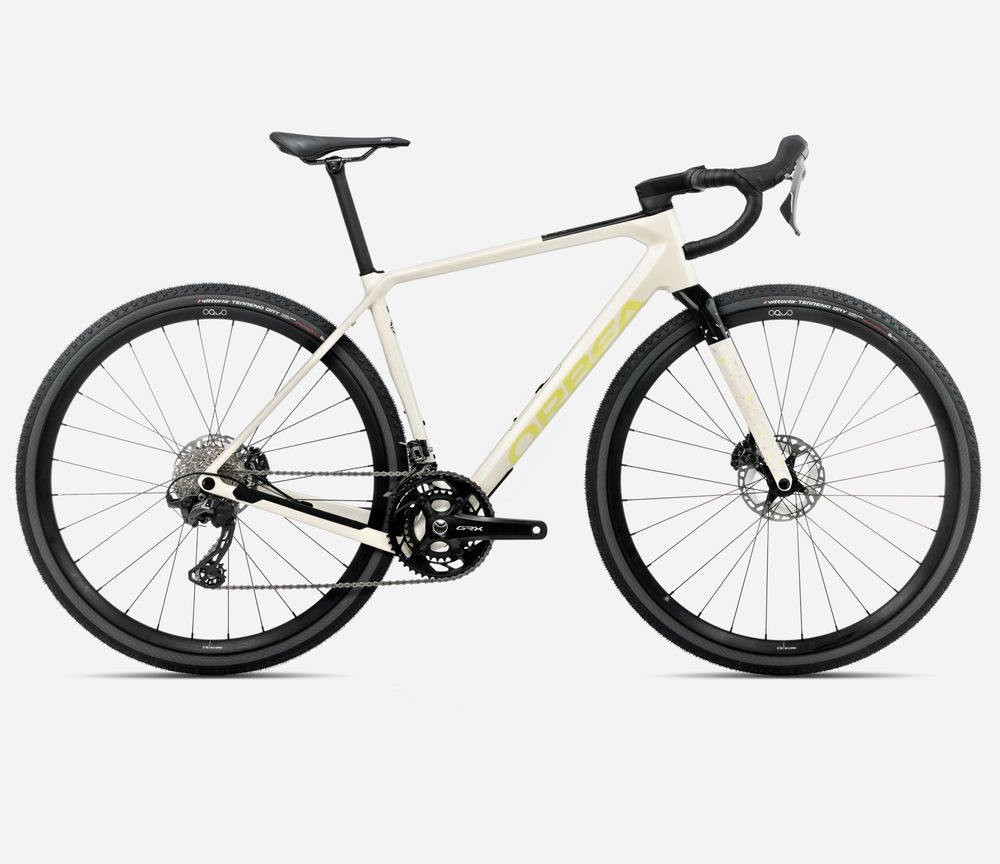 Orbea Terra M20 Team 2025 - Ivory White - Spicy Lime (Gloss)