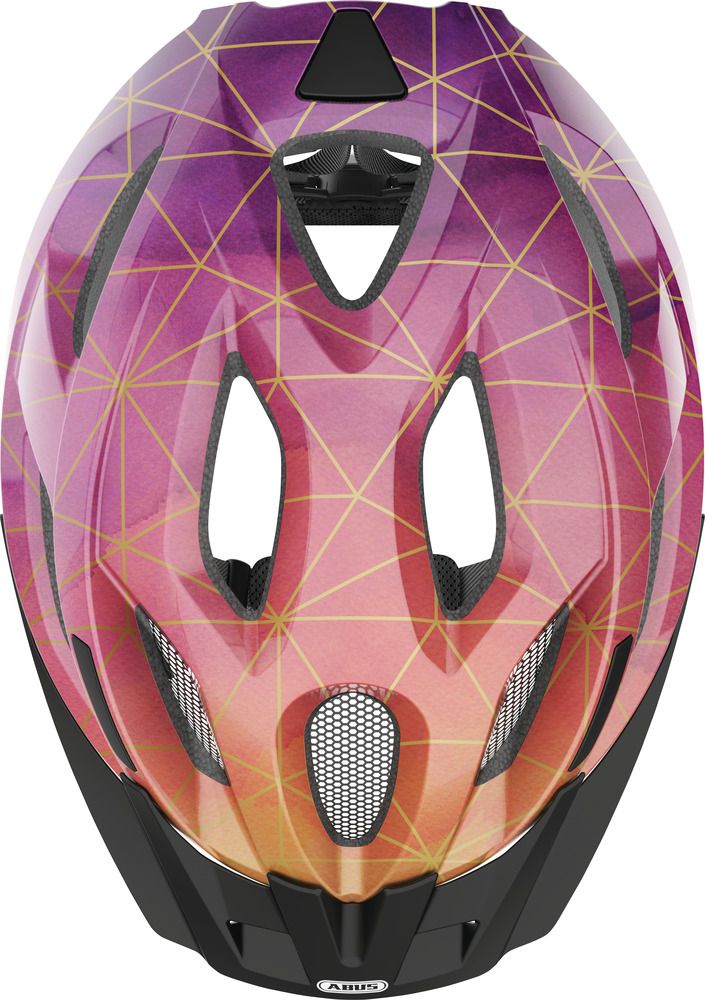 Abus ADURO 2.0 Fahrradhelm/ gold prism/ Draufsicht