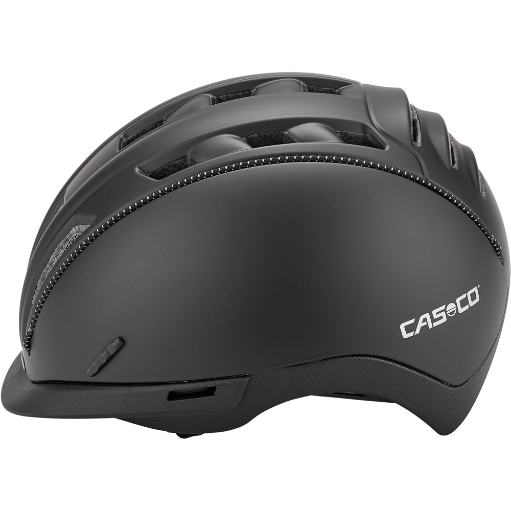 Casco Roadster - schwarz matt, Profil links