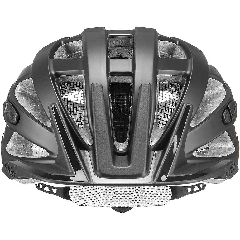 uvex i-vo cc Helm, black matt, Vorderansicht