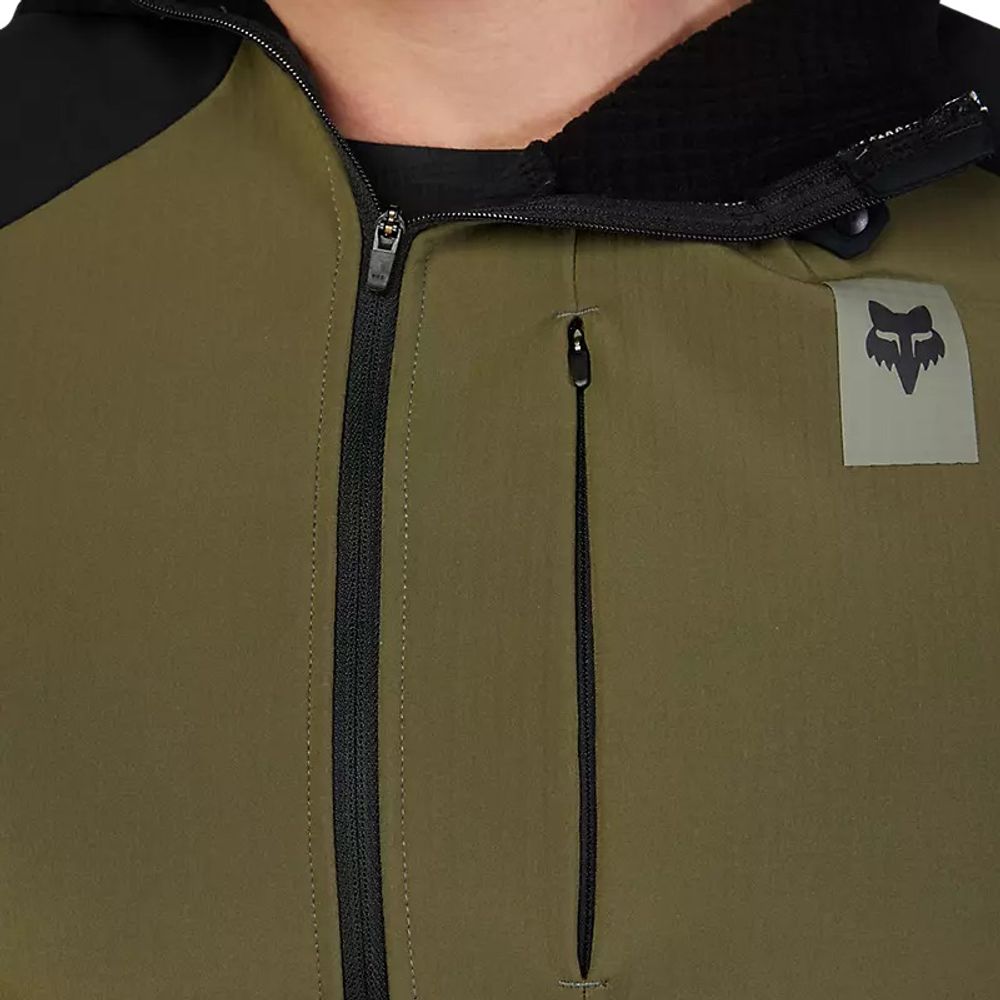 FOX Defend Thermal Hoodie - olive green