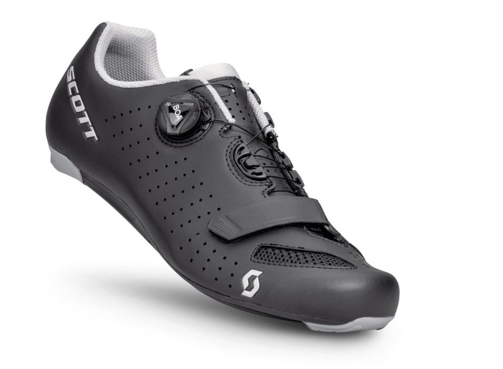 Scott Road Comp Boa Schuh, black/silver, Seitenansicht