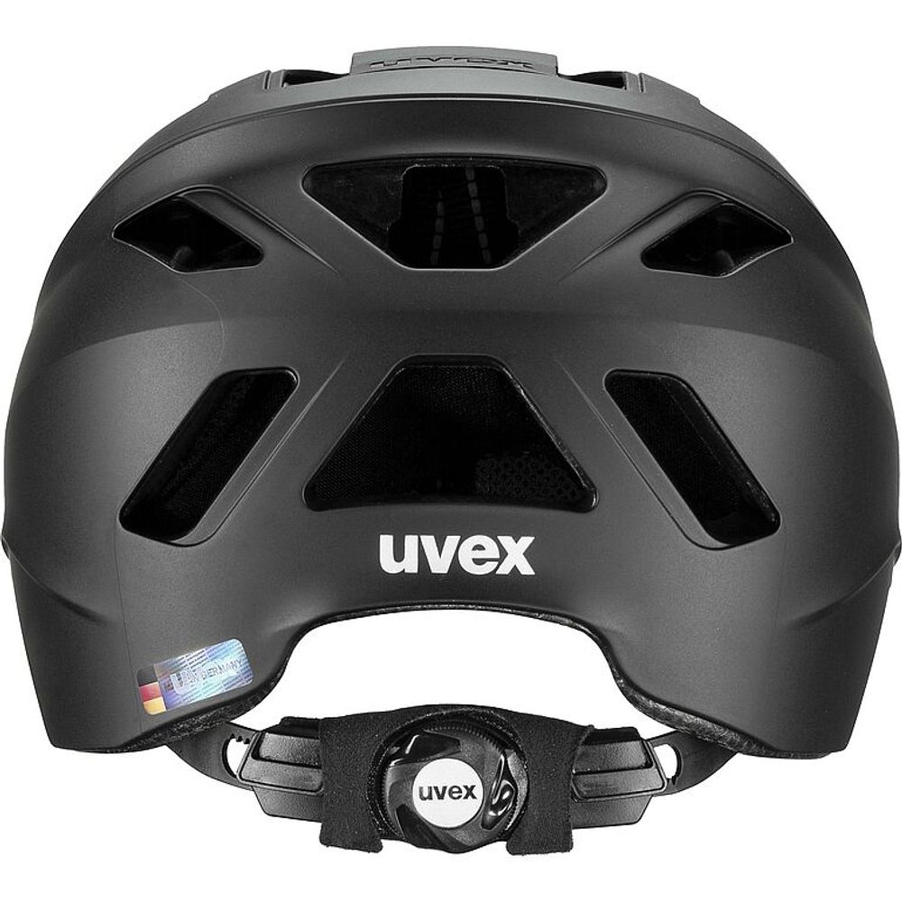 uvex urban planet Helm, black matt, Rückansicht