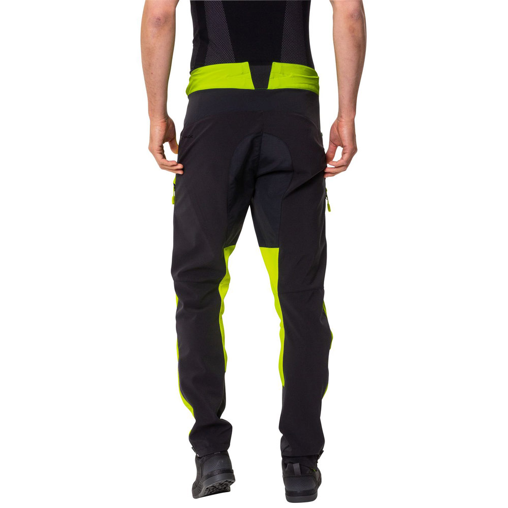 VAUDE Men's Qimsa Softshell Pants II - Neon Yellow