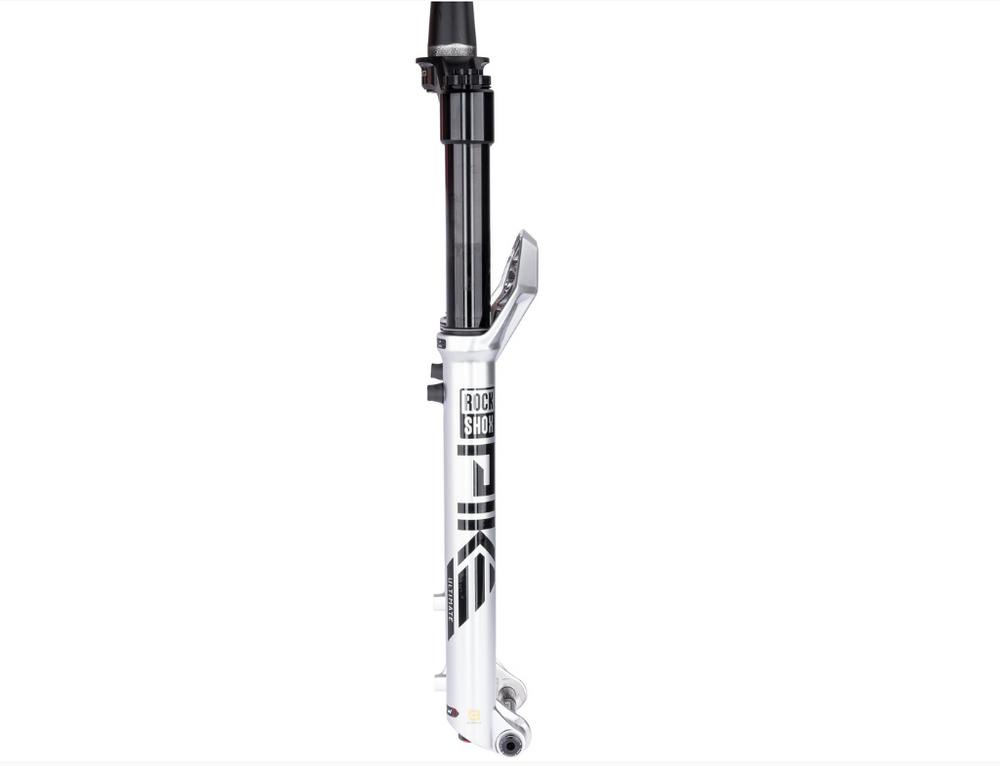 Rockshox Federgabel "Pike Ultimate RC2" 27,5 Zoll + / 29 Zoll, silber, Seitenansicht