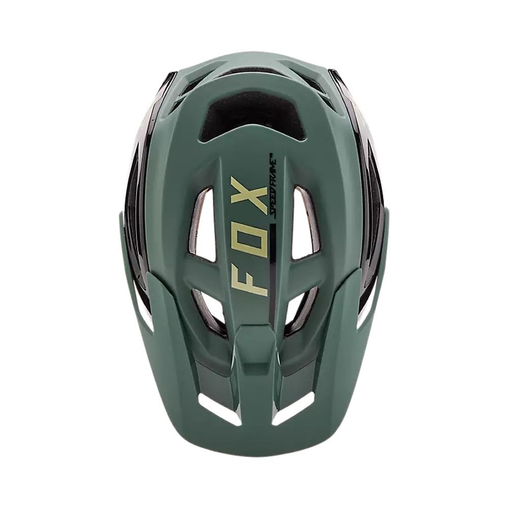 FOX Helm Speedframe Pro - Jägergrün - Draufsicht