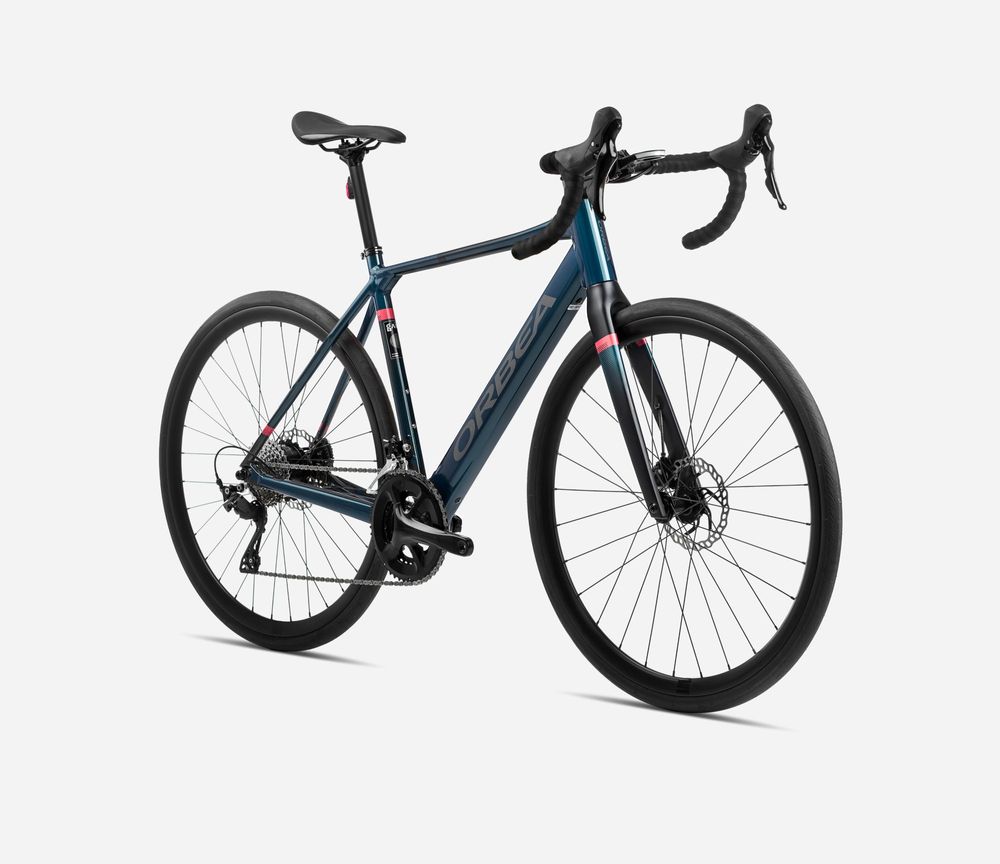 Orbea Gain D40 2024 - Borealis Blue (Gloss) - Black (Matt)