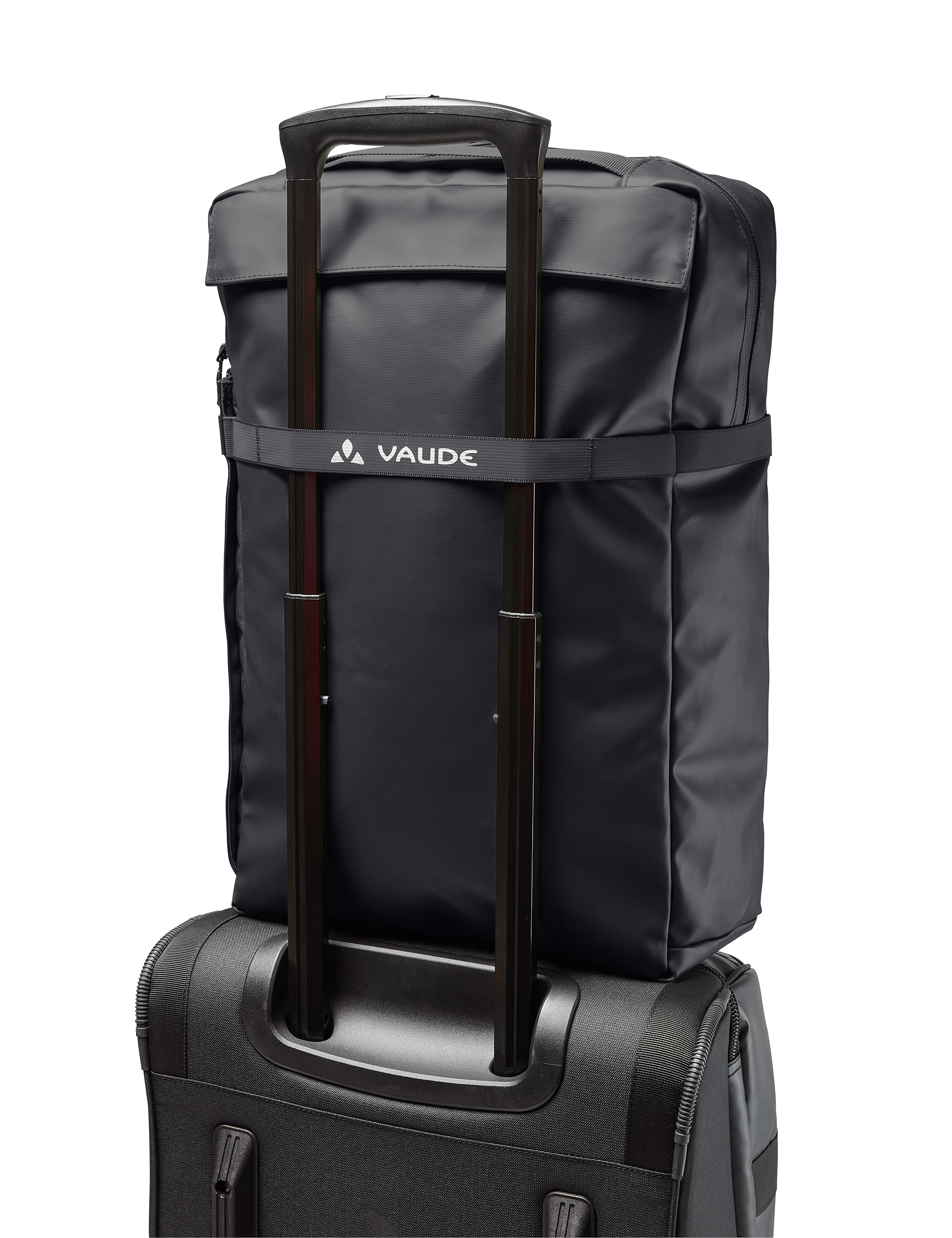 Vaude Mineo Transformer Backpack 23 wasserdichter Fahrradrucksack mit Rollverschluss auf Trolley