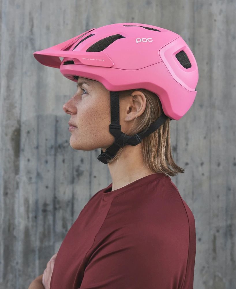 POC Axion Fahrradhelm / actinium pink matt