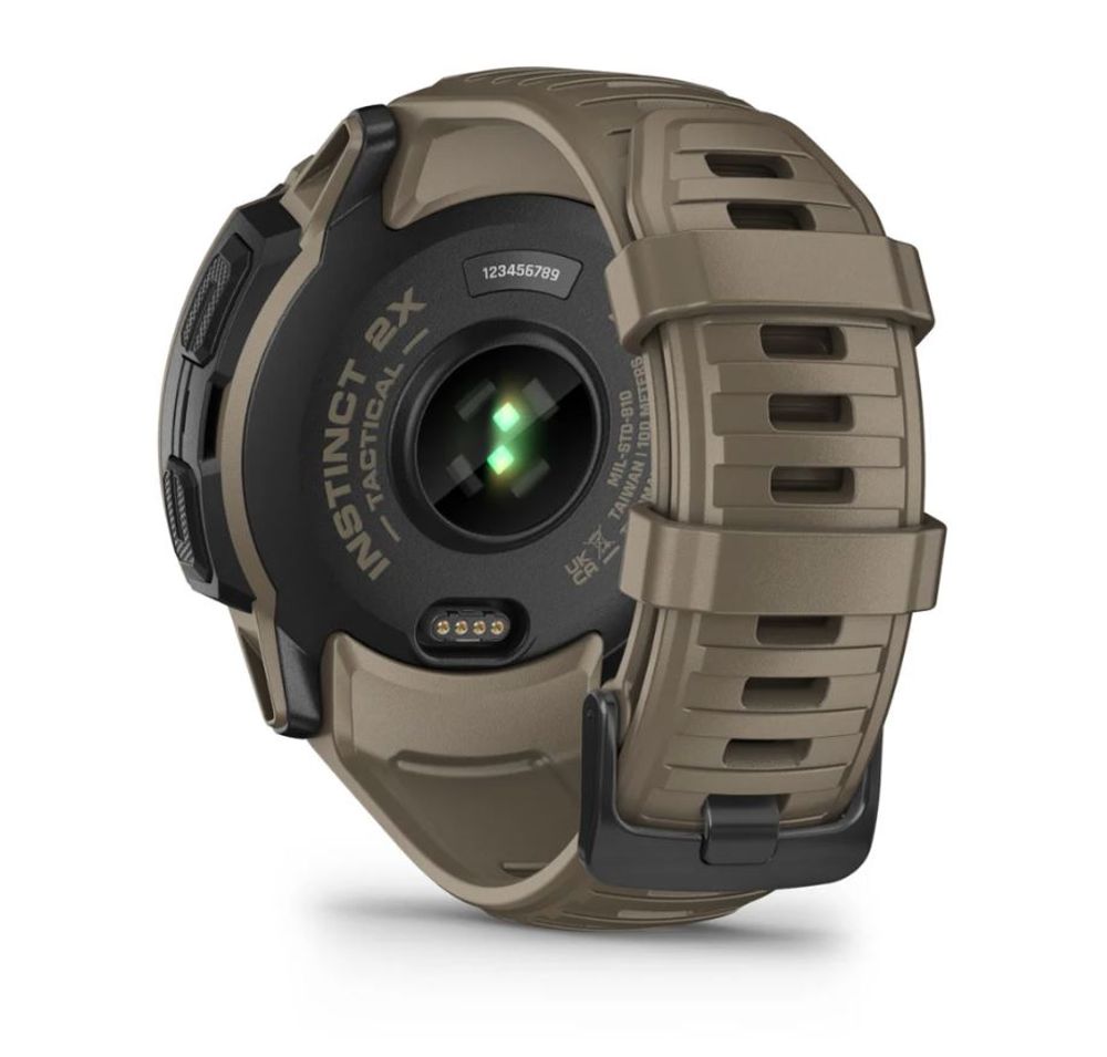 Garmin Instinct® 2X Solar – Tactical Edition | Robuste Multisport-Smartwatch - Olivgrün