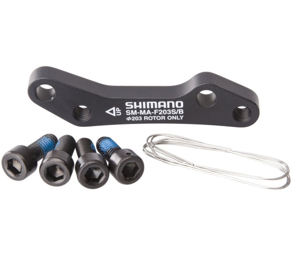 Shimano Scheibenbremsadapter von IS-Bremssattel auf Boxxer-Gabel