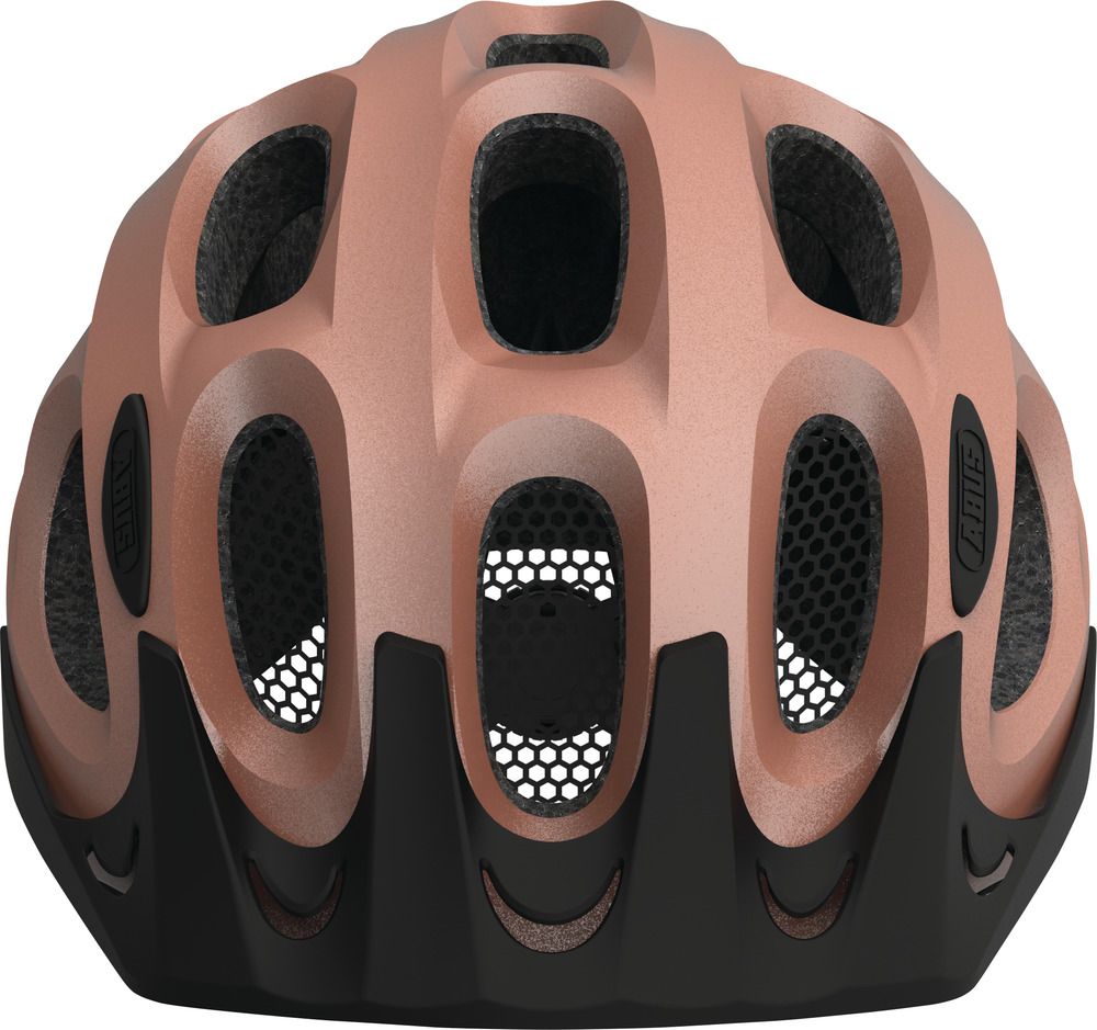 Abus YOUN-I ACE Kinder Fahrradhelm/ rose gold/ Fontansicht