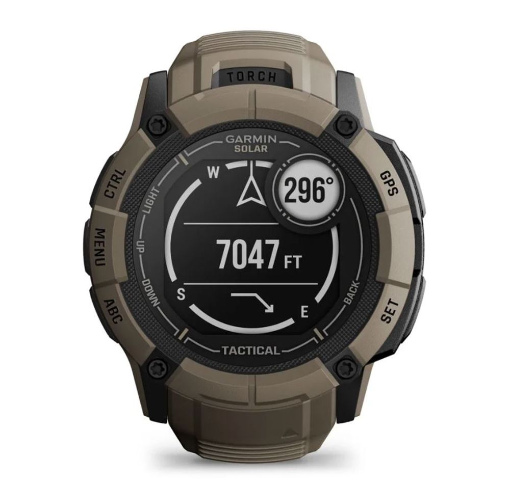 Garmin Instinct® 2X Solar – Tactical Edition | Robuste Multisport-Smartwatch - Olivgrün