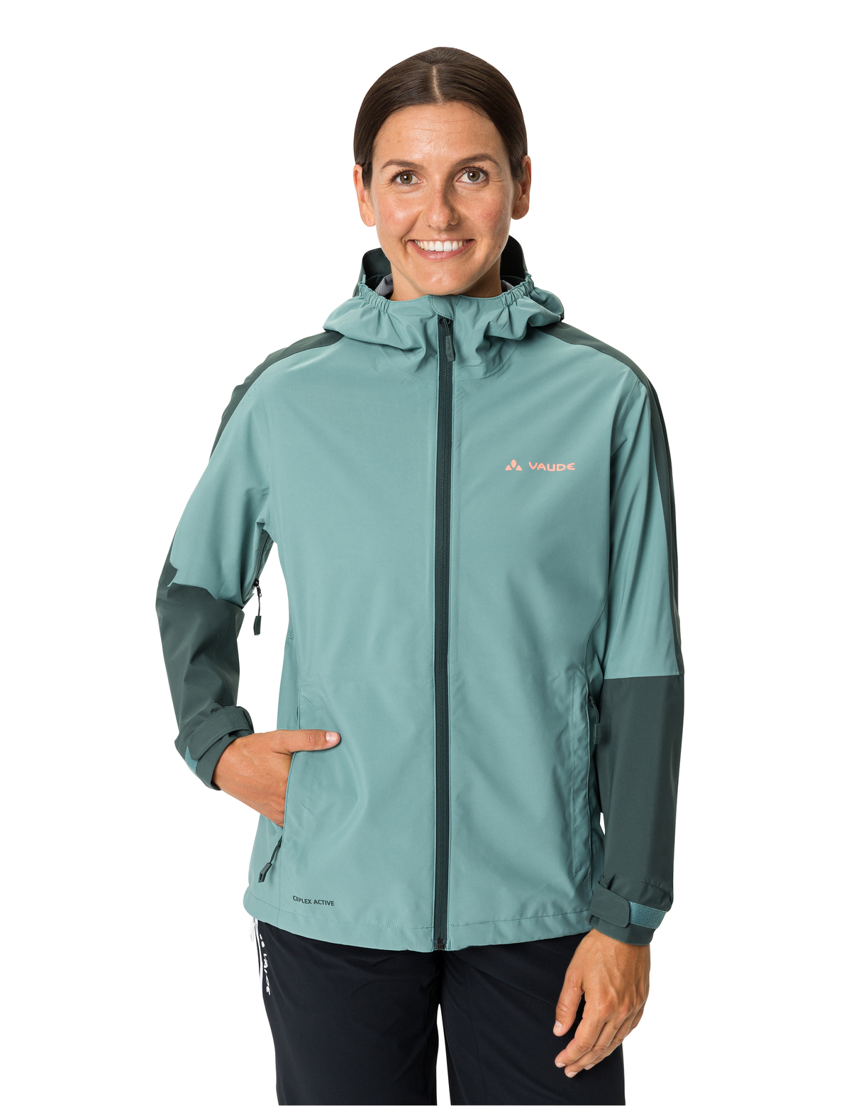 VAUDE Women's Moab Rain Jacket II - dusty moss