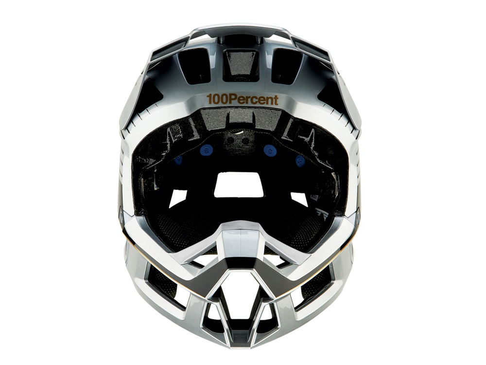 100% Trajecta helmet w/Fidlock, ranelagh silver