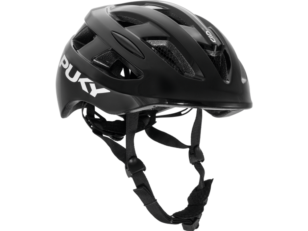 Puky Helmet S, black, Vorderansicht