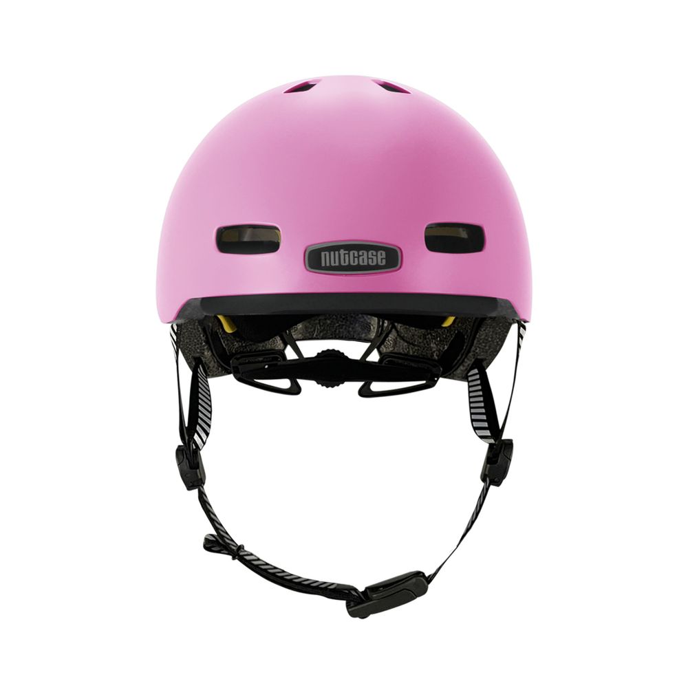 Nutcase Street Solid MIPS Helm - Powder Puff - Frontansicht